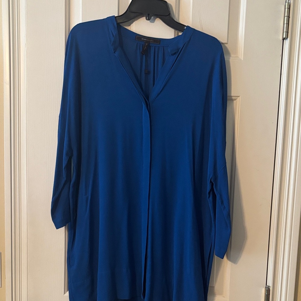 BCBGMaxAzria Royal Blue Blouse